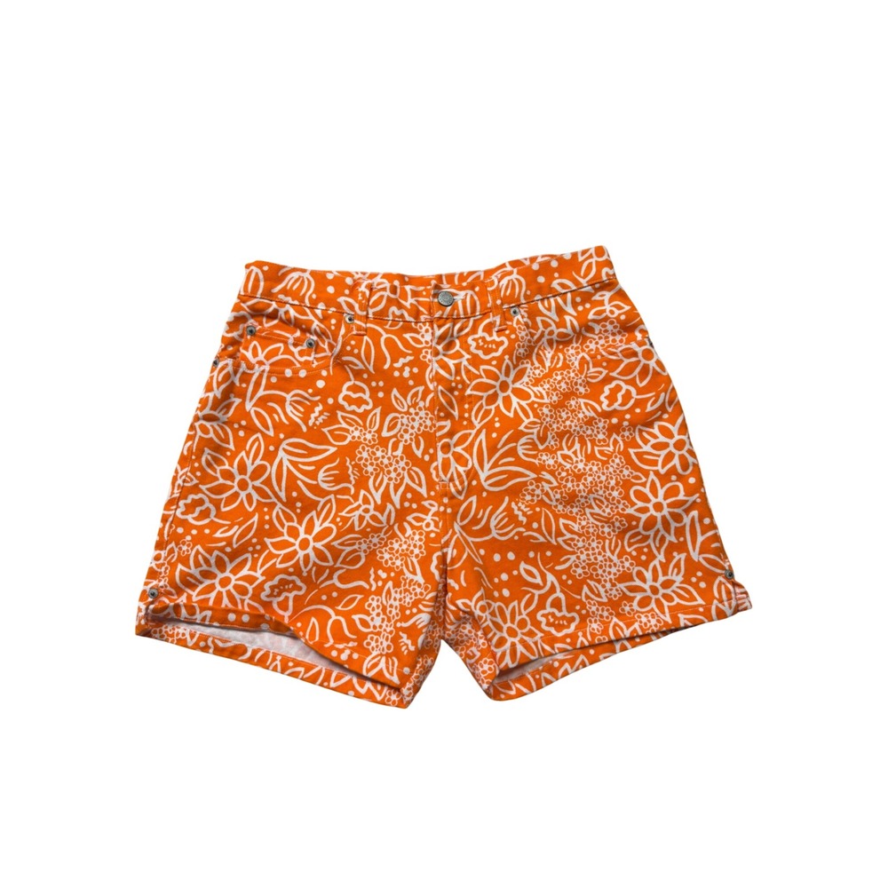 Vintage 90s Bill Blass Floral High Waist Shorts –‎ Size 8